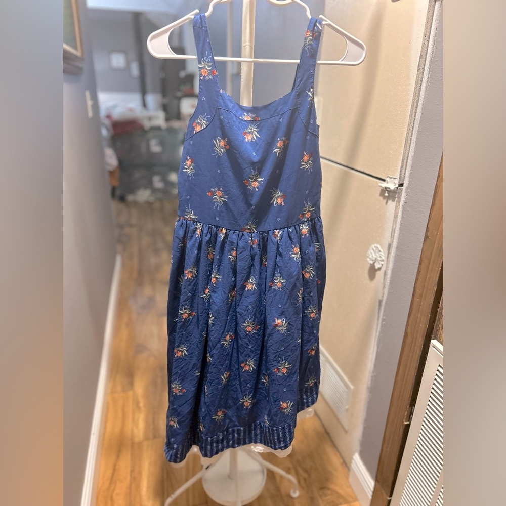 Cute blue girls dress